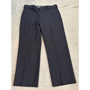 Flying Cross by Fechheimer Mens Navy Blue Uniform Dress Pants 40R Made in USA